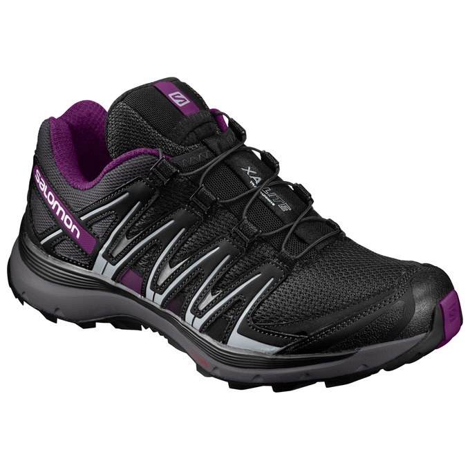 Salomon XA LITE W Zapatillas Trail Running Mujer - Negras / Moradas - Colombia (81402-IMPT)